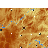 Nearby Forecast Locations - Yu  qing - Kaart