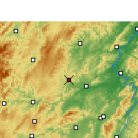 Nearby Forecast Locations - Fenghuang - Kaart