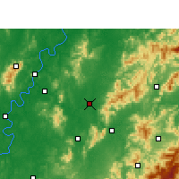 Nearby Forecast Locations - You Xian - Kaart