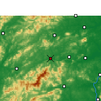 Nearby Forecast Locations - Yichun - Kaart