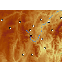 Nearby Forecast Locations - Duyun - Kaart