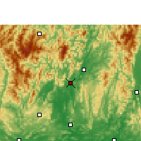Nearby Forecast Locations - Rongshui - Kaart