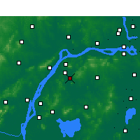 Nearby Forecast Locations - Jiangning - Kaart