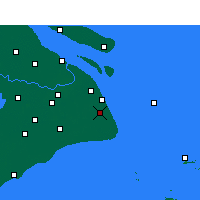 Nearby Forecast Locations - Nanhui - Kaart