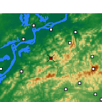Nearby Forecast Locations - Shitai - Kaart
