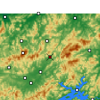 Nearby Forecast Locations - Jixi/ANH - Kaart