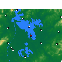 Nearby Forecast Locations - Kangshan - Kaart
