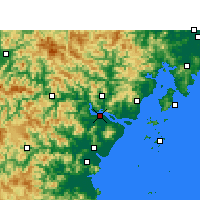 Nearby Forecast Locations - Wenzhou - Kaart