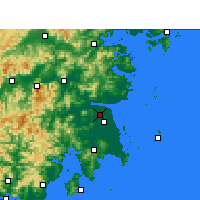 Nearby Forecast Locations - Hongjia - Kaart