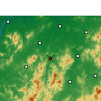 Nearby Forecast Locations - Yihuang - Kaart