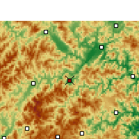 Nearby Forecast Locations - Yunhe - Kaart