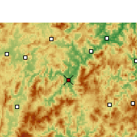 Nearby Forecast Locations - Yong’an - Kaart