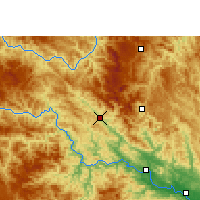 Nearby Forecast Locations - Tianlin - Kaart