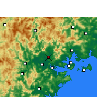 Nearby Forecast Locations - Changtai - Kaart