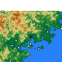 Nearby Forecast Locations - Tong'an - Kaart