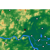 Nearby Forecast Locations - Sihui - Kaart