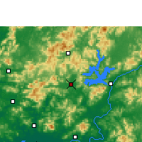 Nearby Forecast Locations - Longmen - Kaart