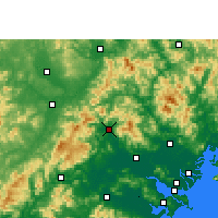 Nearby Forecast Locations - Fengshun - Kaart