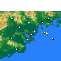 Nearby Forecast Locations - Shantou - Kaart