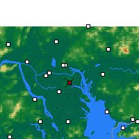 Nearby Forecast Locations - Panyu - Kaart