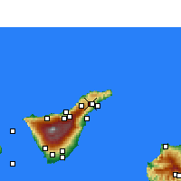 Nearby Forecast Locations - Tenerife/Noord - Kaart