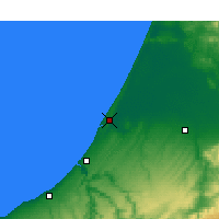 Nearby Forecast Locations - Kenitra - Kaart