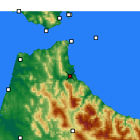 Nearby Forecast Locations - Tétouan - Kaart