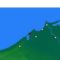 Nearby Forecast Locations - Alexandrië - Kaart
