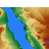 Nearby Forecast Locations - Abou Redis - Kaart