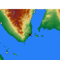 Nearby Forecast Locations - Sharm-el-Sheikh - Kaart