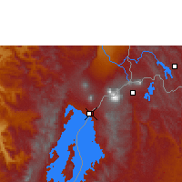 Nearby Forecast Locations - Gisenyi - Kaart