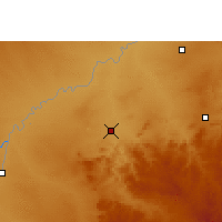Nearby Forecast Locations - Lephalale - Kaart
