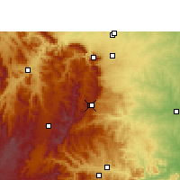 Nearby Forecast Locations - Graskop - Kaart