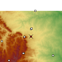 Nearby Forecast Locations - Kampersrus - Kaart
