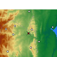Nearby Forecast Locations - Vuvulane - Kaart