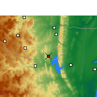 Nearby Forecast Locations - Lavumisa - Kaart