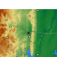 Nearby Forecast Locations - Big Bend - Kaart