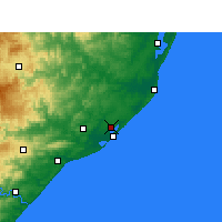 Nearby Forecast Locations - Richardsbaai - Kaart