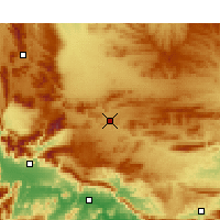 Nearby Forecast Locations - Touwsrivier - Kaart