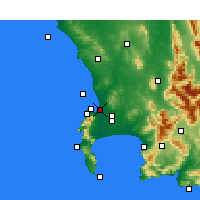 Nearby Forecast Locations - Milnerton - Kaart