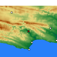 Nearby Forecast Locations - Patensie - Kaart