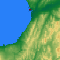 Nearby Forecast Locations - Unalakleet - Kaart
