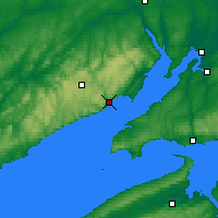 Nearby Forecast Locations - Fundy Park Cs - Kaart