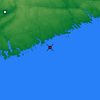 Nearby Forecast Locations - Beaven Island - Kaart