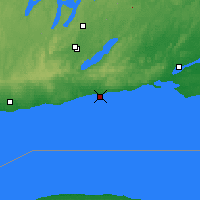 Nearby Forecast Locations - Cobourg - Kaart