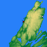Nearby Forecast Locations - Gjoa Haven - Kaart