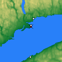 Nearby Forecast Locations - Pointe-Lebel - Kaart