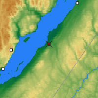 Nearby Forecast Locations - La Pocatière - Kaart