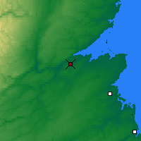 Nearby Forecast Locations - Miramichi - Kaart