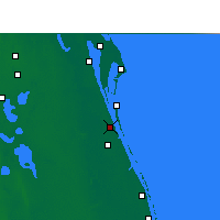 Nearby Forecast Locations - Melbourne - Kaart